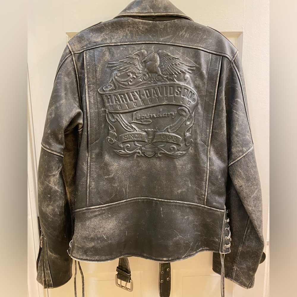 Vintage Harley Davidson Leather Jacket